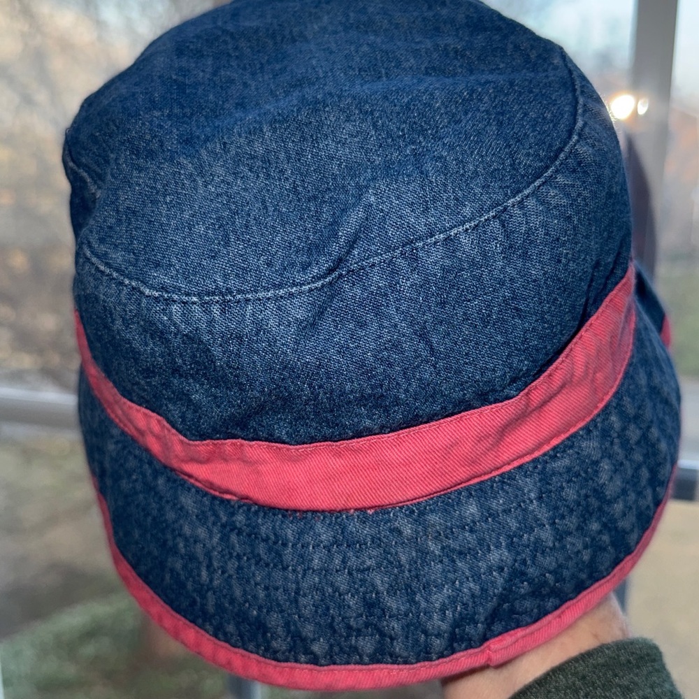 Marvel Spiderman Denim Hat reversible with colorful comic strip print on inside - Picture 5 of 12